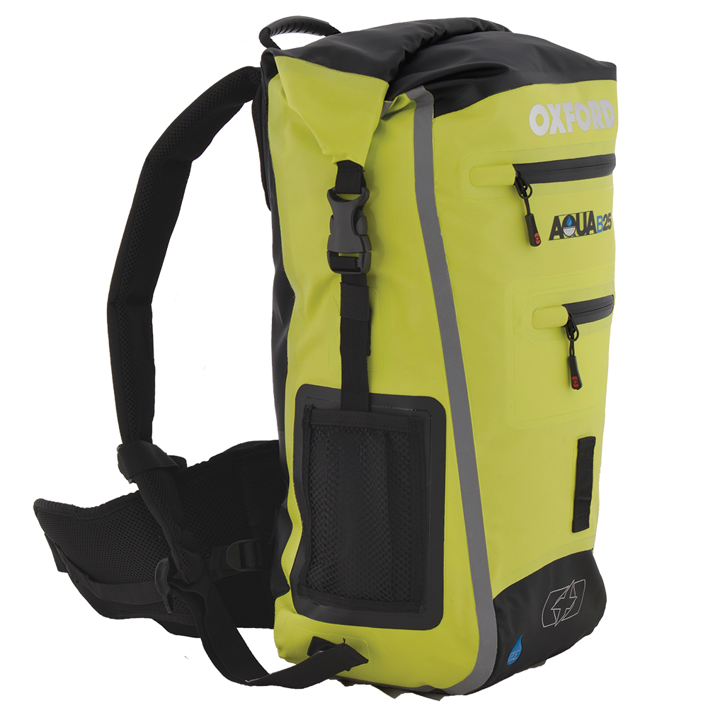 AQUA B-25 BACKPACK - BLACK/FLUO